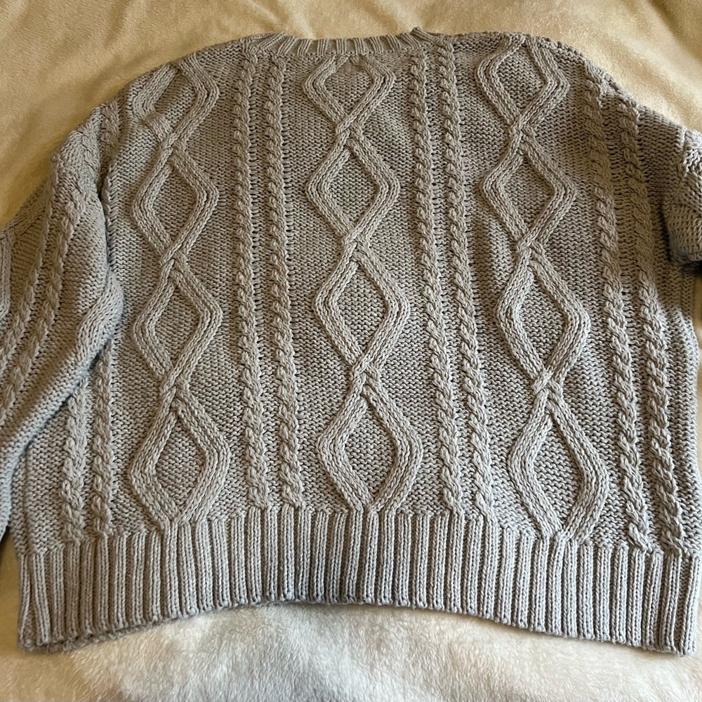 Princess Polly Anaya Oversized Cable Knit Sweater L/XL - Picture 6 of 6